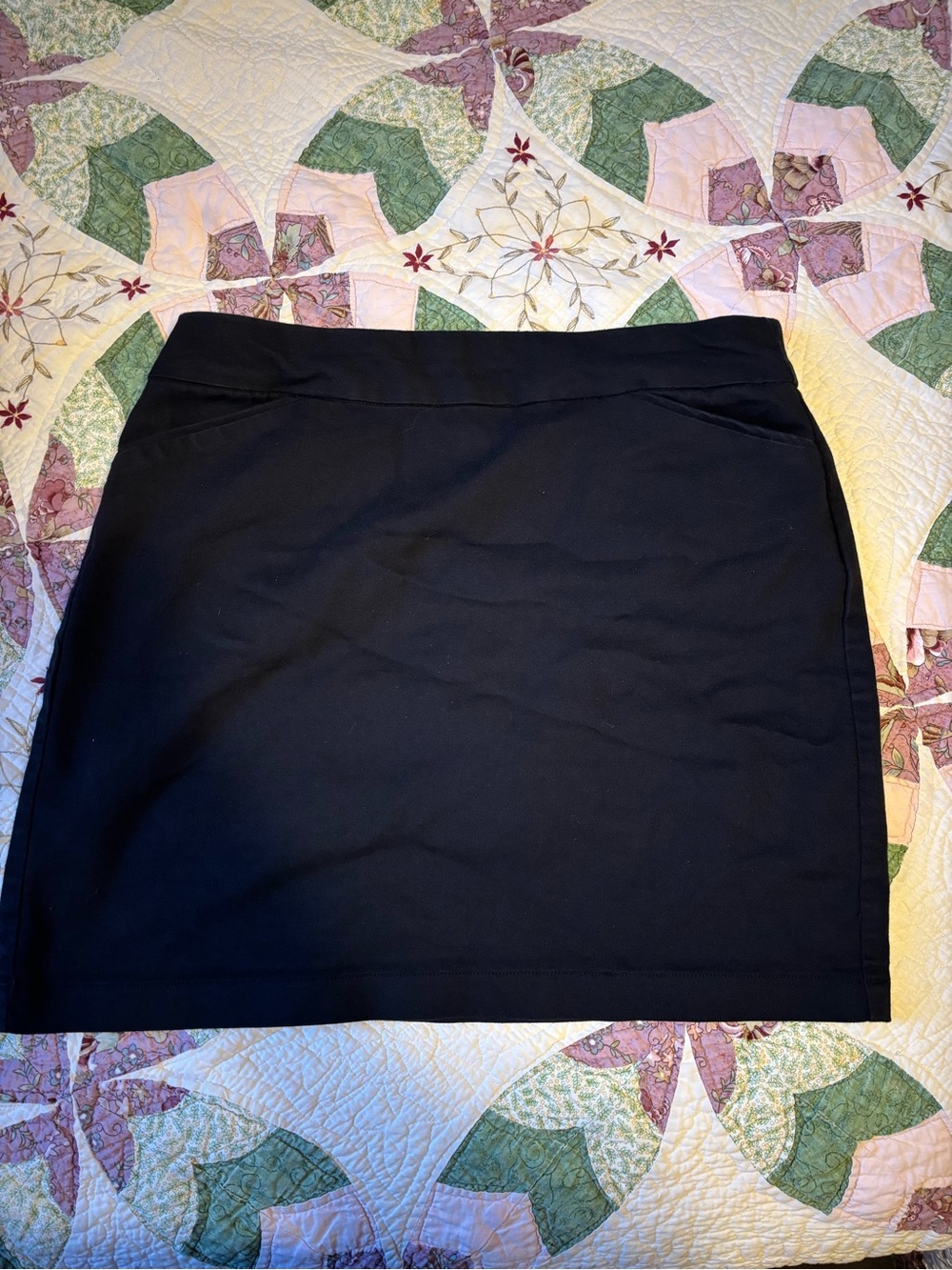 croft & barrow Black Mini Skirt